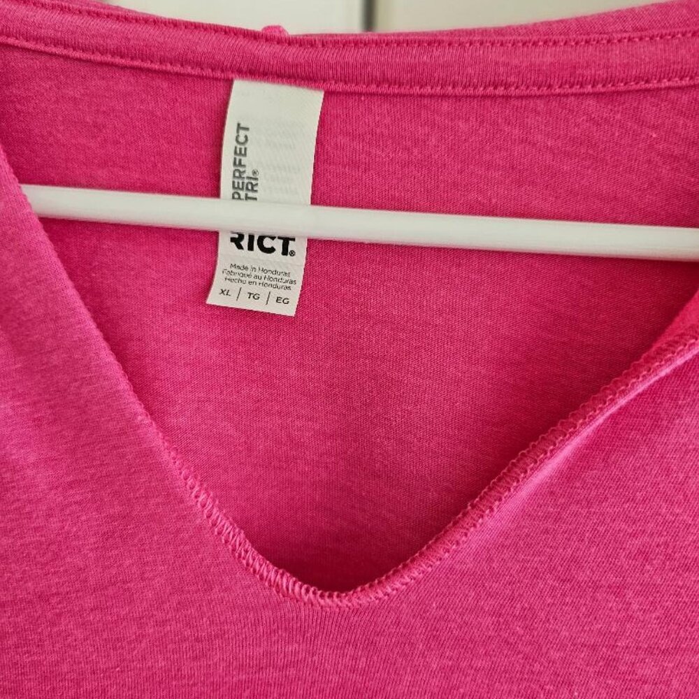 BEACH DIST RICT Resting Beach Face Hoodie tunic shirt coverup Hot Pink sz XL - Picture 7 of 9